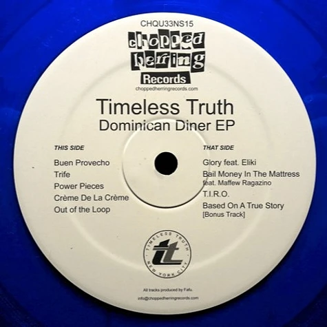 Timeless Truth - Dominican Diner EP