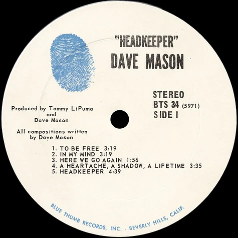 Dave Mason - Headkeeper