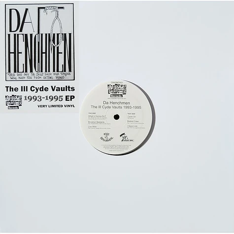 Da Henchmen - The Ill Cyde Vaults 1993-1995 EP