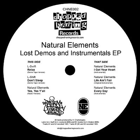 Natural Elements - Lost Demos And Instrumentals EP