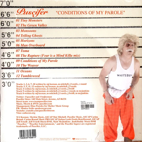 Puscifer - Conditions Of My Parole Red & Yellow Vinyl Edition