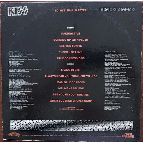 Kiss, Gene Simmons - Gene Simmons