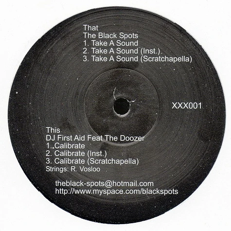 The Black Spots / DJ First Aid Feat Doozer - Take A Sound / Calibrate