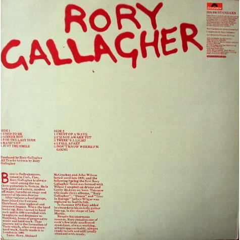 Rory Gallagher - Rory Gallagher