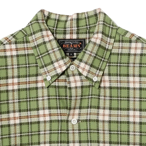 Beams Plus - Open B.D. Dobby Plaid