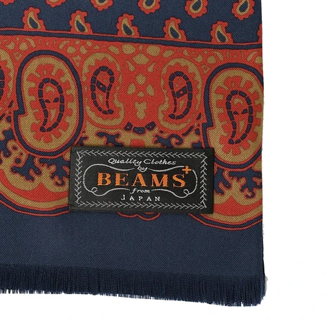 Beams Plus - Silk Stole Geometric Print