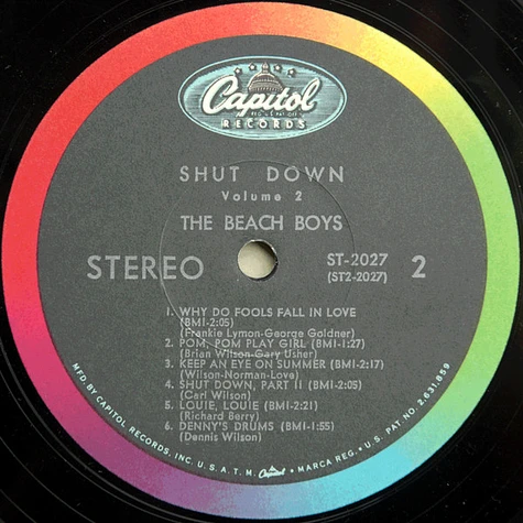 The Beach Boys - Shut Down Volume 2