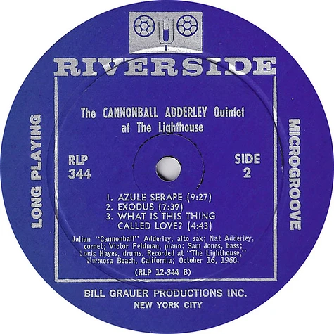 The Cannonball Adderley Quintet - At The Lighthouse