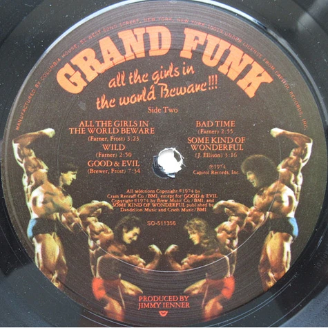 Grand Funk Railroad - All The Girls In The World Beware!!!