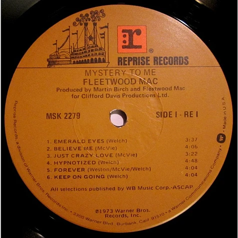 Fleetwood Mac - Mystery To Me