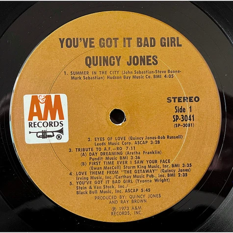 Quincy Jones - You've Got It Bad Girl