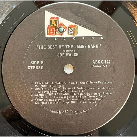 James Gang Featuring Joe Walsh - The Best Of James Gang Featuring Joe Walsh