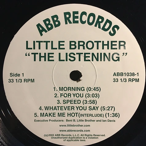 Little Brother - The Listening