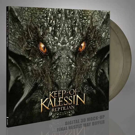 Keep Of Kalessin - Reptilian Lime White Black Marbled Vinyl Edition