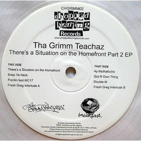 Tha Grimm Teachaz - There's A Situation On The Homefront Part 2 EP