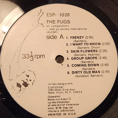 The Fugs - The Fugs