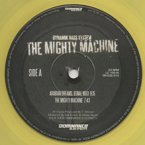 Dynamik Bass System - The Mighty Machine