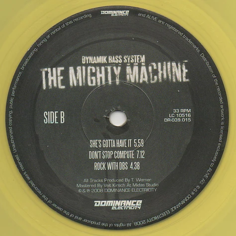 Dynamik Bass System - The Mighty Machine