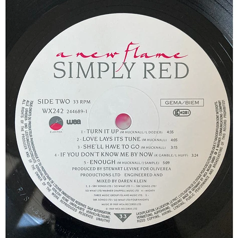 Simply Red - A New Flame