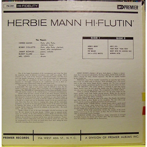 Herbie Mann - Hi-Flutin'