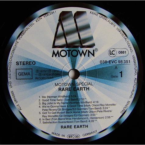 Rare Earth - Rare Earth