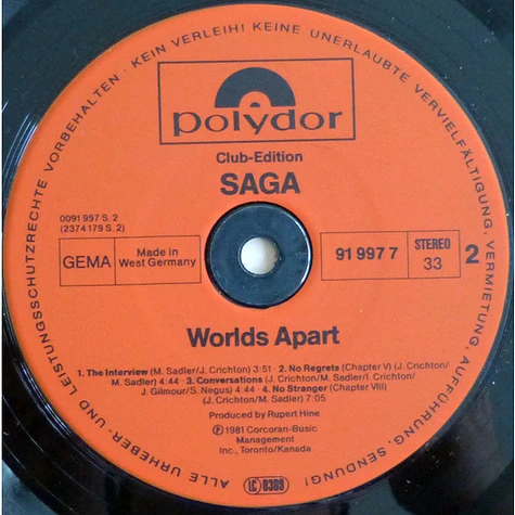 Saga - Worlds Apart