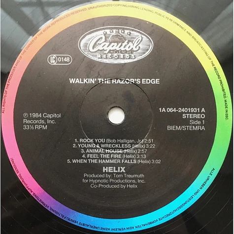 Helix - Walkin' The Razor's Edge