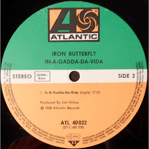 Iron Butterfly - In-A-Gadda-Da-Vida