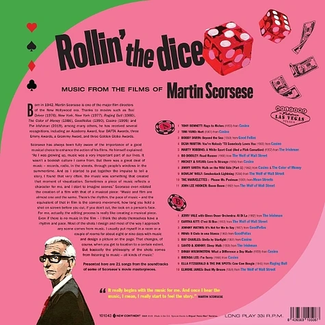 V.A. - Rollin' The Dice Film-Music Of M.Scorces