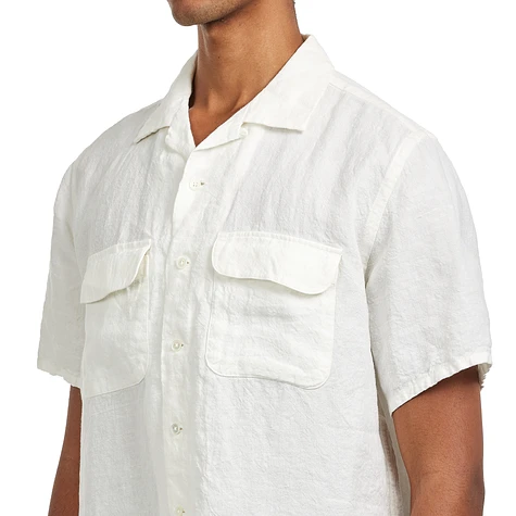 Beams Plus - Open Collar 1/40 Linen