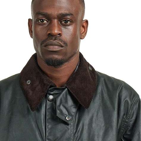 Barbour - Border Wax Jacket (Sage) | HHV