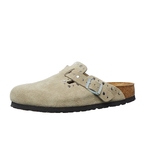 Slapi Boston Rivet Birkenstock - W Boston Rivet (Taupe) | HHV