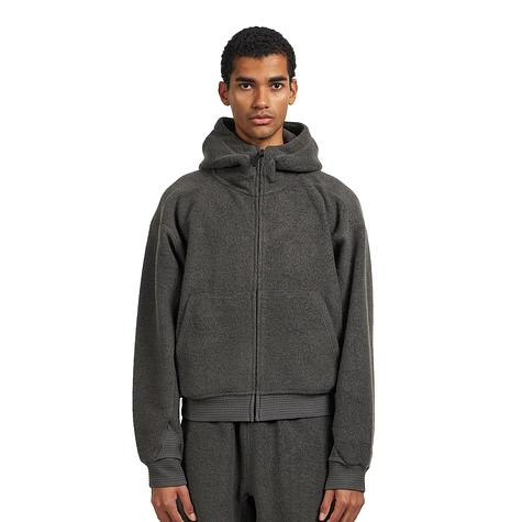 Goldwin 0 - Wool Fleece Hoodie (Dark Lava) | HHV