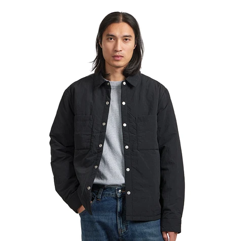 Edwin - Sphere Padded Overshirt LS (Black) | HHV