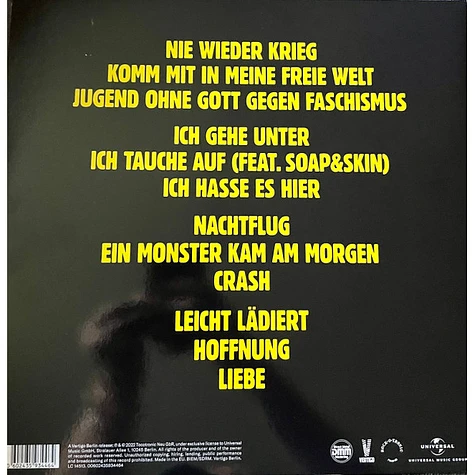 Tocotronic - Nie Wieder Krieg