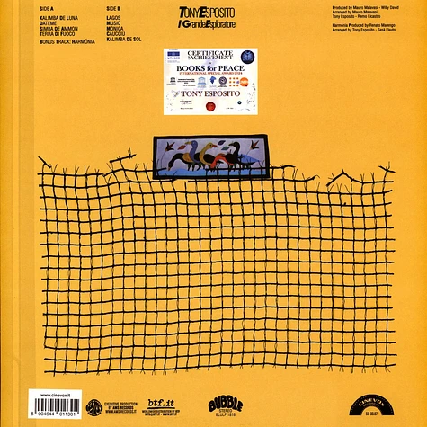 Toni Esposito - Il Grande Espoloratore Yellow Vinyl Edtion