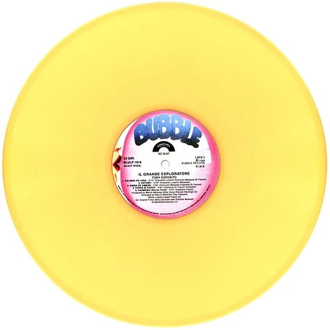 Toni Esposito - Il Grande Espoloratore Yellow Vinyl Edtion