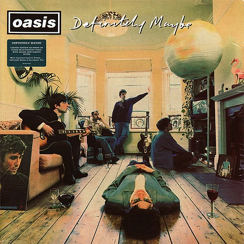 Oasis \"Definitely Maybe\" UKオリジナル 2LP Oasis Definitely Maybe 2LP (Silver Vinyl)