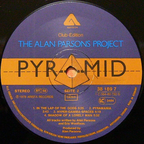 The Alan Parsons Project - Pyramid
