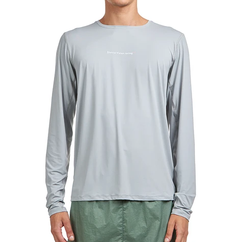 District Vision - Ultralight Aloe Long Sleeve Tee (Granite) | HHV
