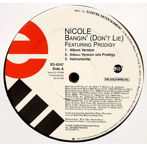 Nicole Wray Featuring Prodigy - Bangin' (Don't Lie)