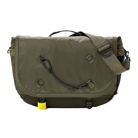 Porter-Yoshida & Co. Ride Messenger Bag with Bicycle Chain (Black)