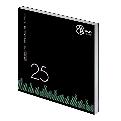 Audio Anatomy - 25X 12" PE Low Density Outer Sleeves (130 Micron)