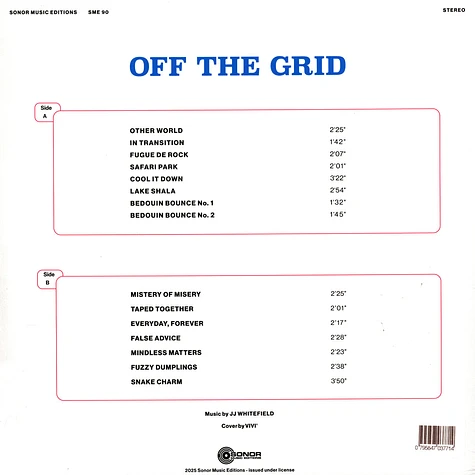 JJ Whitefield - Off The Grid