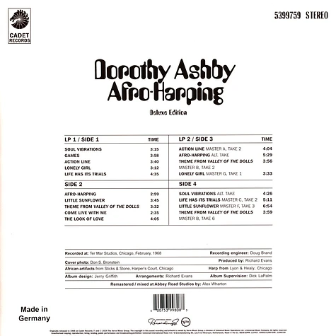 Dorothy Ashby - Afro-Harping Limited Edition