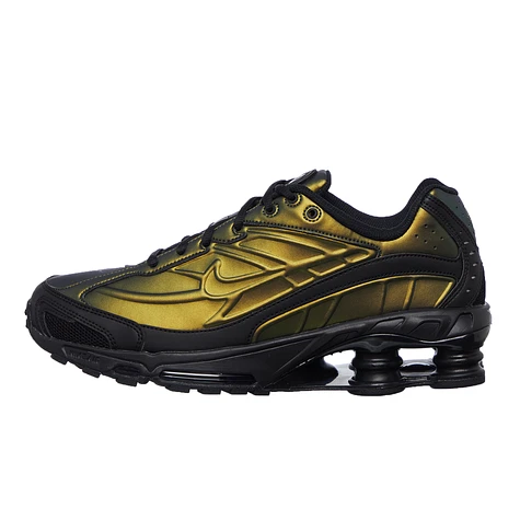 HOT Shox 12 12 Mola Preto E Dourado Nike Shox 12 Air Max 12