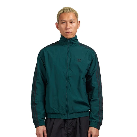 adidas - Adicolor Woven Firebird Track Top (Aurora Ivy / Black) | HHV