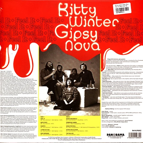 Kitty Winter Gipsy Nova - Feel It Red Vinyl Edition - Vinyl LP