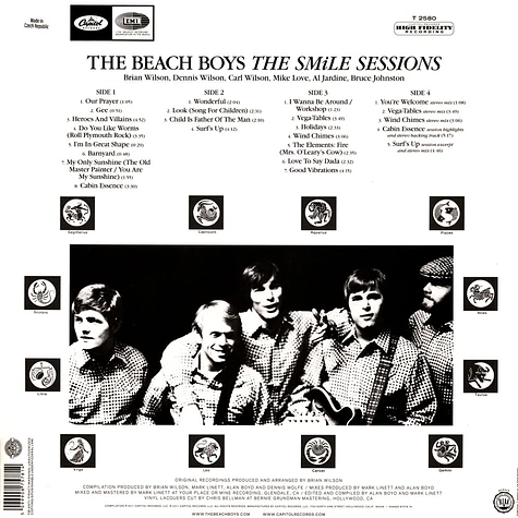 洋楽 Beach Boys Smile Sessions 2LP 2011 Beach Boys - Smile Sessions - Vinyl LP - 2011 - US - Reissue | HHV