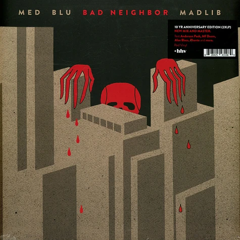 MED, Blu & Madlib - Bad Neighbor 10 Year Anniversary HHV Exclusive Red Vinyl Edition
